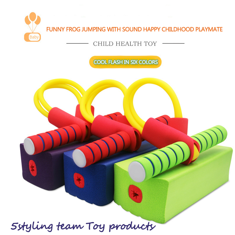 ett hårersättare] fabrik direktförsäljning populära barns känslor utbildning samordning leksak groda hoppa hopp skor