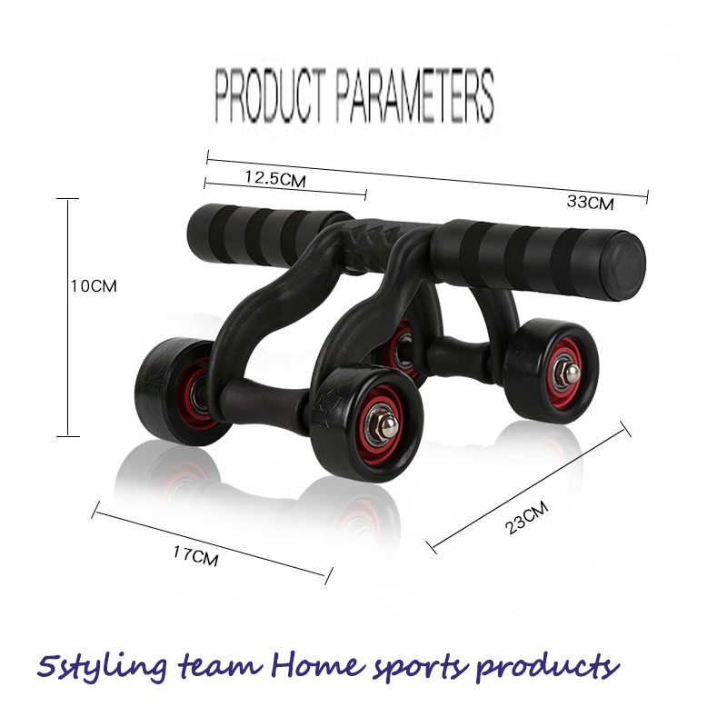 Tillverkaren tillhandahåller direkt bärande fyrhjulsdrivna, hälsosamma träningsutrustning för mag- och hjulsduk för hemmabruk lämplig träningsutrustning